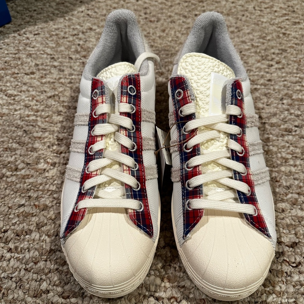 Mens adidas SUPERSTAR Wonder White / Cloud White / Crystal White H00213 Shoes